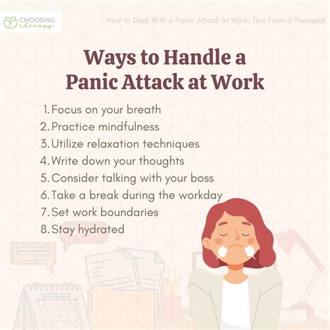 how to stop a panic attack at work