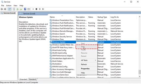 how to stop a windows update in progress windows 11