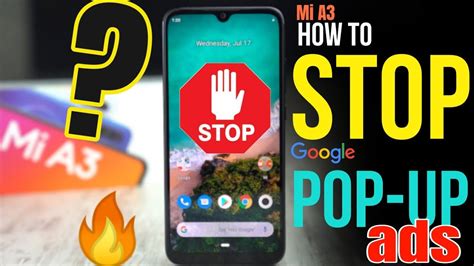 how to stop ads in mi a3