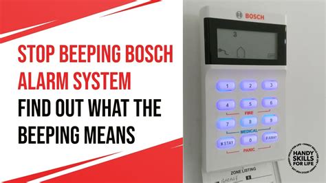 How To Stop An Alarm System From Beeping