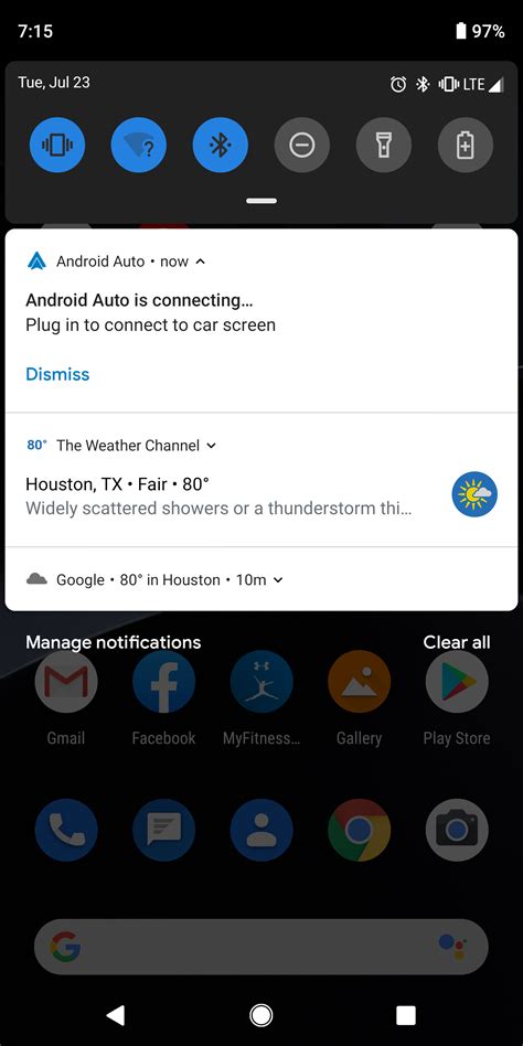 how to stop android auto notifications