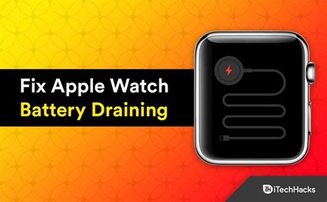 how to stop apple watch battery draining when not in use
