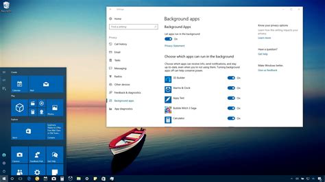 how to stop apps from running in the background windows 10