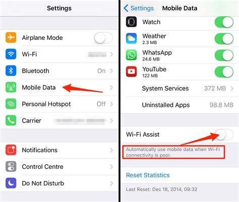 how to stop apps from using wifi on iphone