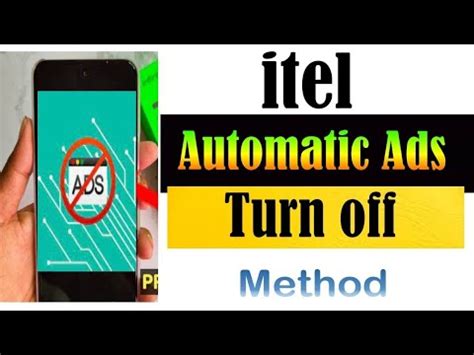 how to stop automatic ads in mobile