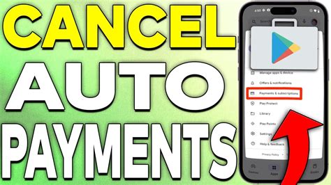 how to stop automatic payments for apps