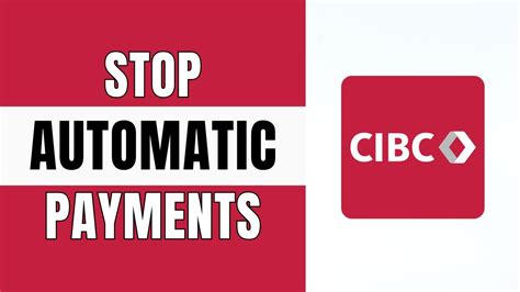 how to stop automatic transfers cibc