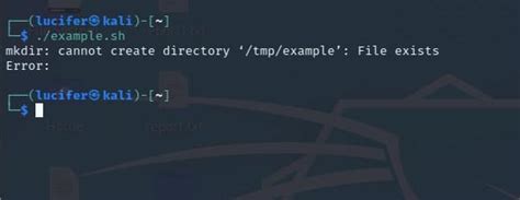 how to stop bash script on error