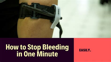 How To Stop Bleeding From A Quick