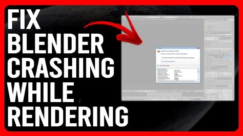 How To Stop Blender From Crashing When Rendering 2.79