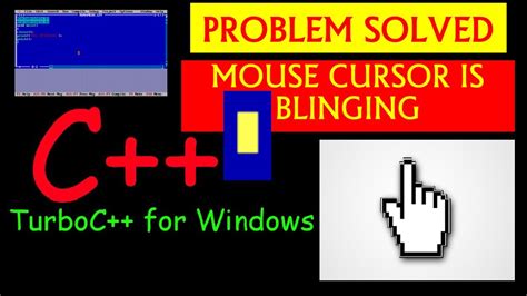 How To Stop Blinking Cursor In Turbo C++