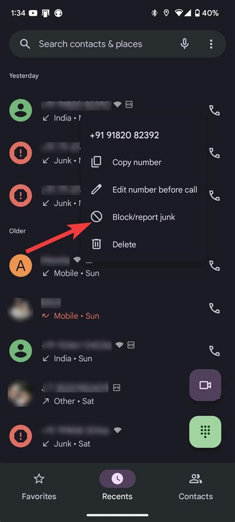 how to stop calls from entering your phone on android
