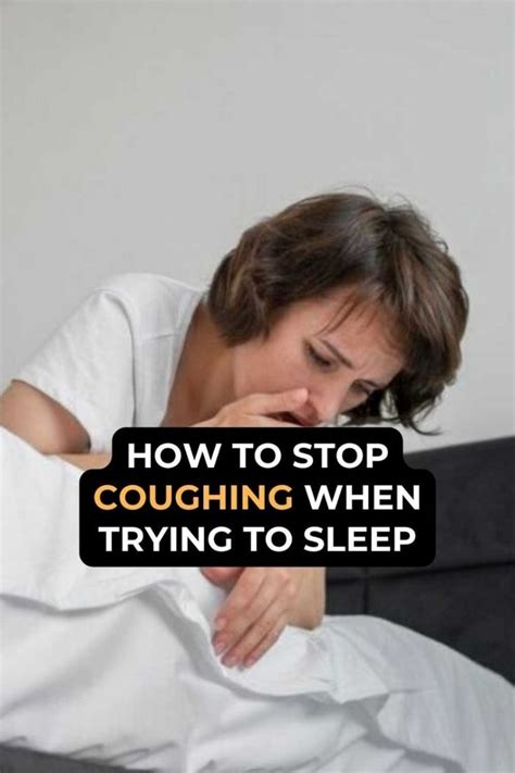 how to stop coughing when trying to sleep