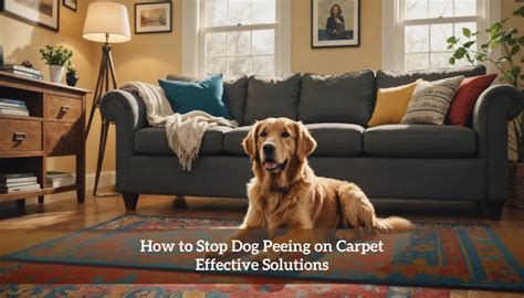 How To Stop Dog From Peeing In Same Spot On Carpet