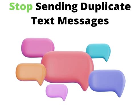 how to stop duplicate text messages on android