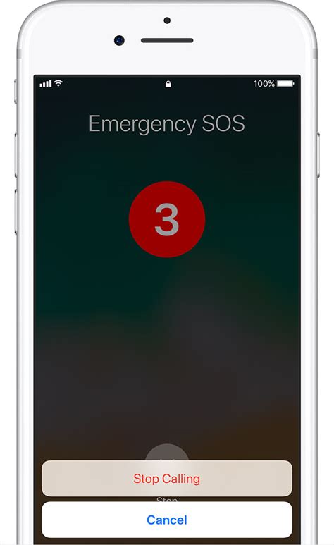 how to stop emergency call on iphone