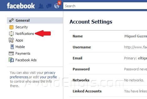 how to stop facebook posts from going to my email