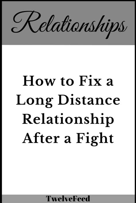 how to stop fighting in a long distance relationship