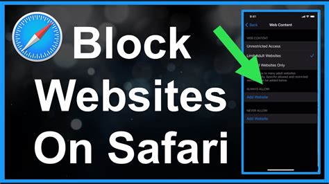 how to stop getting notifications from websites on safari