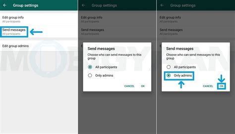 how to stop group messaging on android