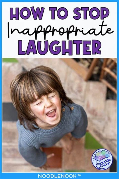 how to stop inappropriate laughter autism