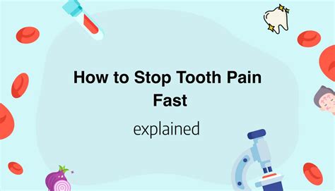 How To Stop Inflammation In Tooth