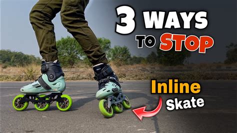 How To Stop Inline Skates
