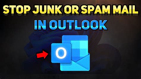 how to stop junk mail in outlook on iphone