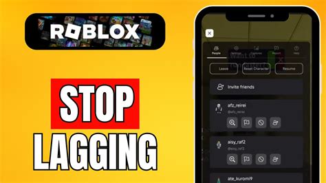 how to stop lagging on roblox mobile