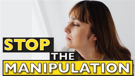 How To Stop Manipulating
