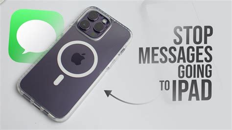how to stop messages from going to iphone and ipad