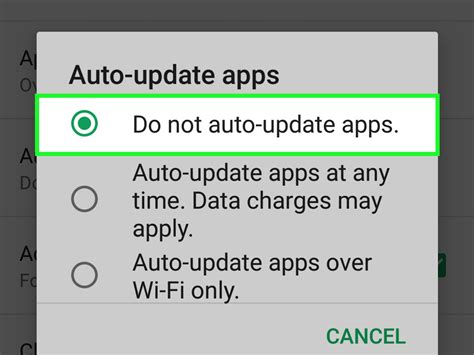 how to stop mobile data usage on android