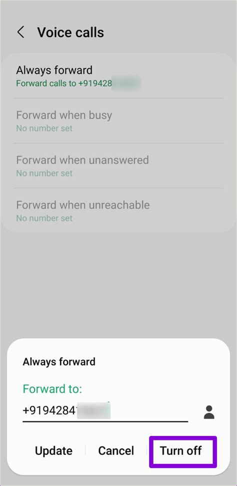 how to stop my calls from going to another phone android