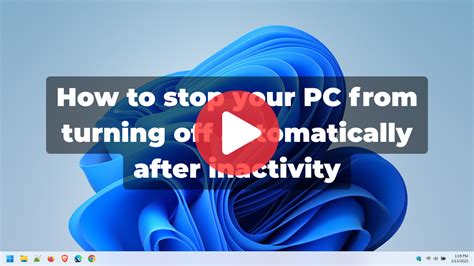 how to stop my windows computer from turning off automatically