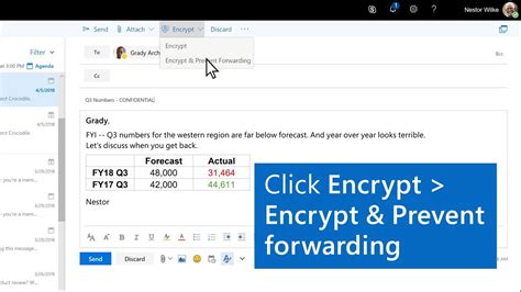 how to stop outlook from sending encrypted email