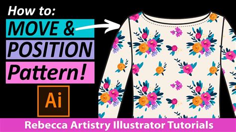 how to stop pattern from moving in illustrator
