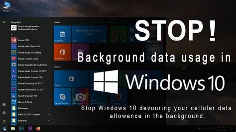 how to stop pc from using background data