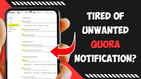 How to Stop Quora Notifications