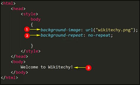 how to stop repeating background image in html