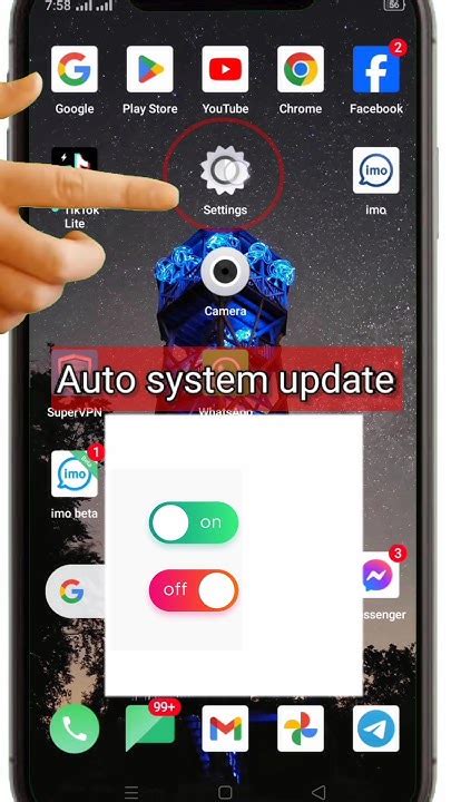 how to stop system update on android