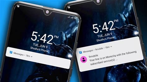 how to stop text messages from appearing on home screen