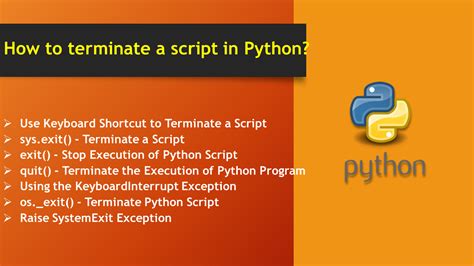 how to stop the code in python