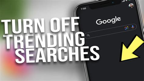 how to stop trending searches on google on pc