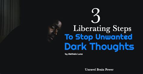 how to stop unwanted dark thoughts