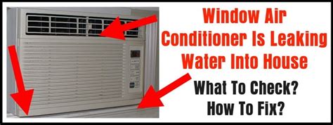 How To Stop Window Ac From Leaking