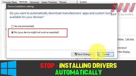 how to stop windows 10 from automatically installing drivers