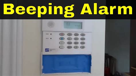 How To Stop Your Security System From Beeping