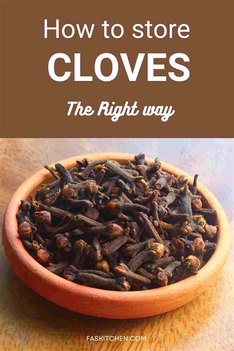 How To Store Cloves
