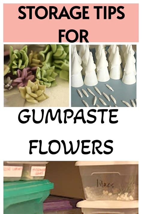 How To Store Gumpaste Flowers