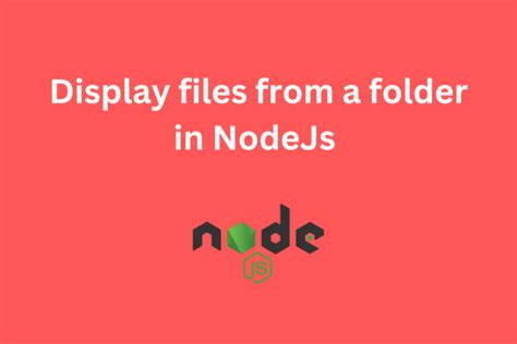 How To Store Image In Folder Using Node Js